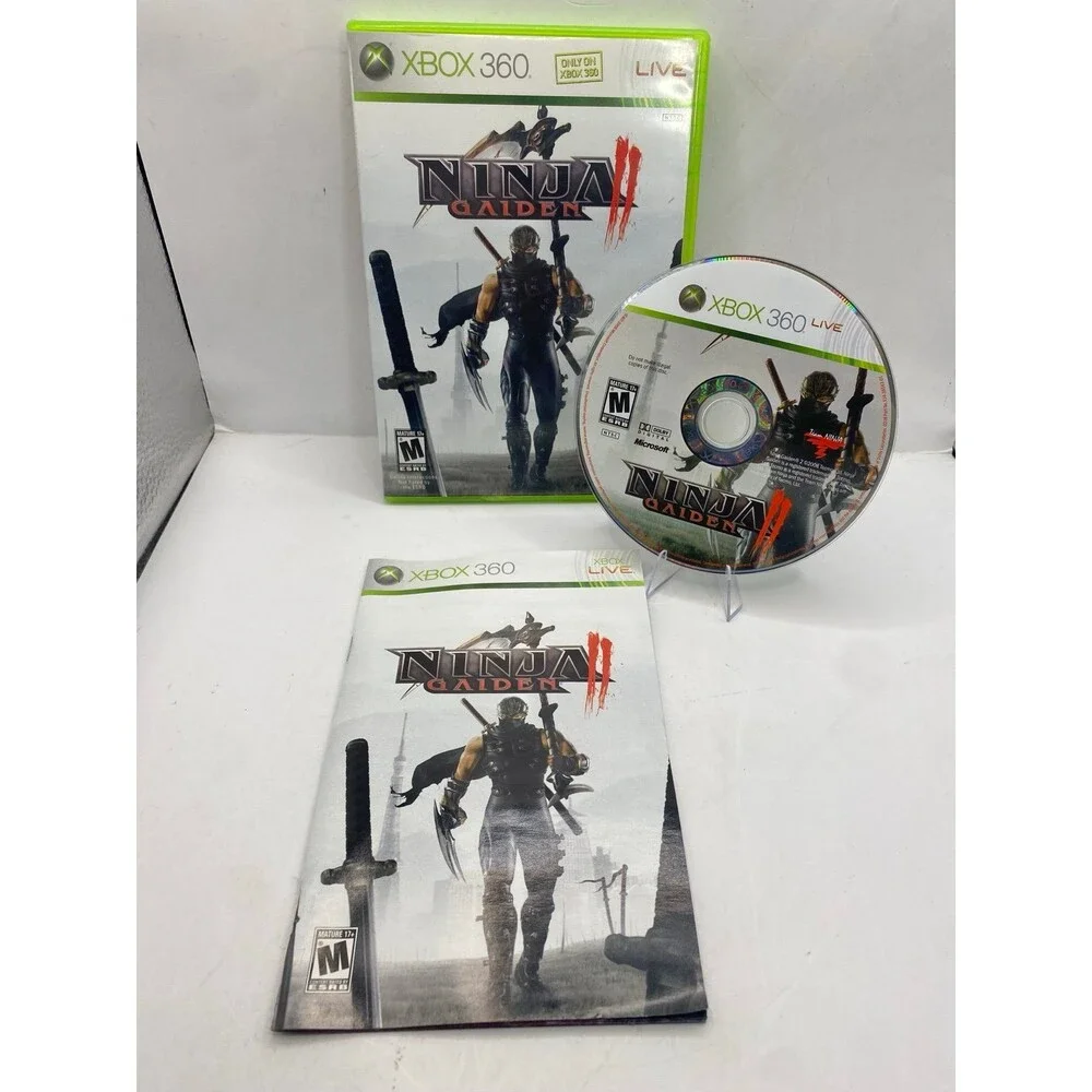 Ninja Gaiden II 2 (Xbox 360, 2008) CIB Complete Excellent Condition